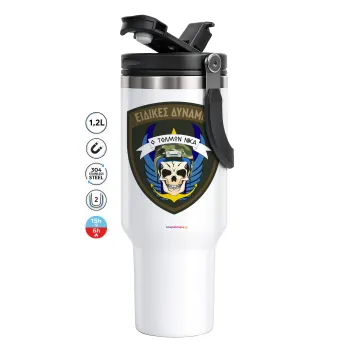 Hellas special force's, Mega Stainless steel Tumbler with lid, double wall 1,2L