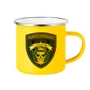 Yellow Enamel Metallic Cup 360ml