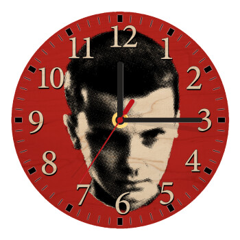 Stranger Things Eleven, Ρολόι τοίχου ξύλινο plywood (20cm)