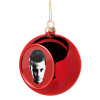 Stranger Things Eleven, Χριστουγεννιάτικη μπάλα δένδρου Κόκκινη 8cm