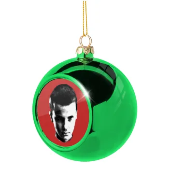 Stranger Things Eleven, Green Christmas tree ornament ball 8cm
