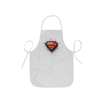 Superman cracked, Ποδιά Σεφ ολόσωμη κοντή  Παιδική (44x62cm)