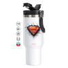 Mega Stainless steel Tumbler with lid, double wall 1,2L