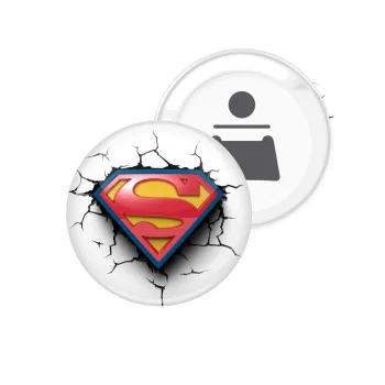 Superman cracked, Μαγνητάκι και ανοιχτήρι μπύρας στρογγυλό διάστασης 5,9cm