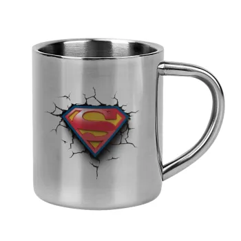 Superman cracked, Κούπα Ανοξείδωτη διπλού τοιχώματος 300ml