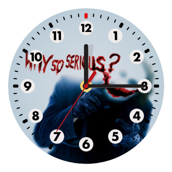 Why so serious?, Wooden wall clock (20cm)