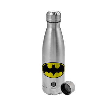 Batman, Metallic water bottle, stainless steel, 750ml