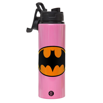 Batman, Metallic water bottle with safety lid, 850ml aluminum