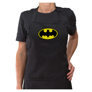 Batman, Ποδιά μακριά Σεφ ολόσωμη με τσέπες Μαύρη (ΕΝΗΛΙΚΩΝ)