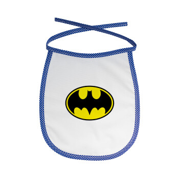 Batman, Σαλιάρα μωρού αλέκιαστη με κορδόνι Μπλε