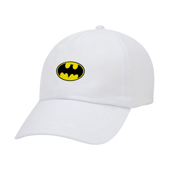 Batman, Καπέλο Baseball Λευκό (5-φύλλο, unisex)