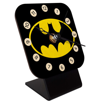 Batman, Επιτραπέζιο ρολόι σε φυσικό ξύλο (10cm)