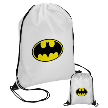 Batman, Τσάντα πουγκί με μαύρα κορδόνια (1 τεμάχιο)