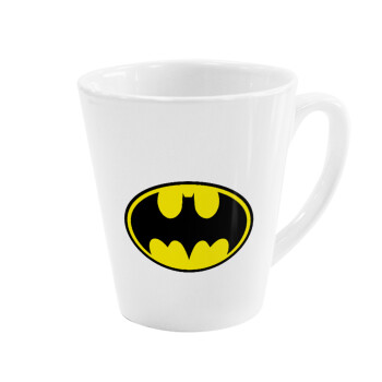 Batman, Κούπα κωνική Latte Λευκή, κεραμική, 300ml