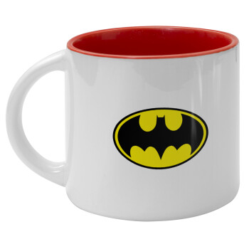 Batman, Κούπα κεραμική 400ml Λευκή/Κόκκινη