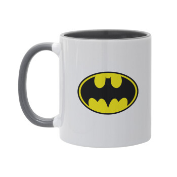 Batman, Mug colored grey, ceramic, 330ml