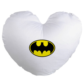 Batman, Μαξιλάρι καναπέ καρδιά 40x40cm περιέχεται το  γέμισμα