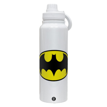 Batman, 1L Stainless Steel Thermal Bottle with Phone Holder & Double Wall Insulation