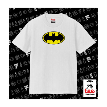 Batman, Κλασικό T-Shirt, διπλής ραφής, χωρίς πλευρικές ραφές ΛΕΥΚΟ από 100% βαμβάκι. Vegan & OEKO-TEX πιστοποιημένο.