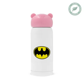 Batman, Pink stainless steel thermal flask, 320ml