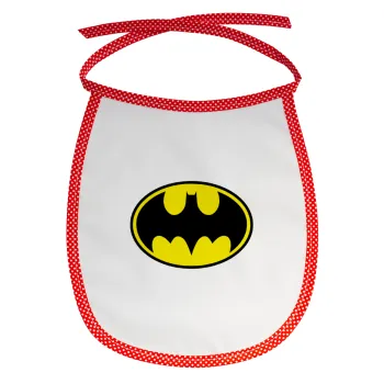 Batman, Σαλιάρα μωρού αλέκιαστη με κορδόνι Κόκκινη
