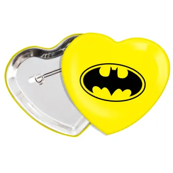 Batman, Κονκάρδα παραμάνα καρδιά (57x52mm)