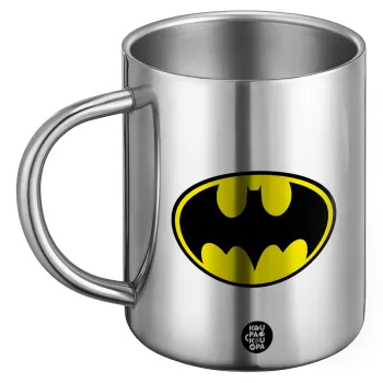 Batman, Ανοξείδωτη Μεταλλική Κούπα 450ml - Διπλού Τοιχώματος