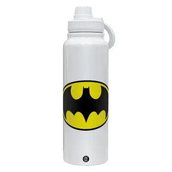 Batman, Θερμός 1L Ανοξείδωτο με Βάση Κινητού & Διπλά Τοιχώματα
