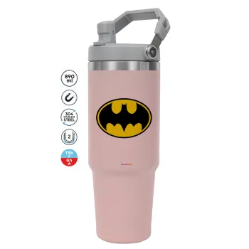 Batman, Pink color, 890ml (30oz) stainless Steel Tumbler with Handle