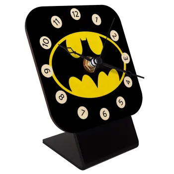 Batman, Επιτραπέζιο ρολόι σε φυσικό ξύλο (10cm)