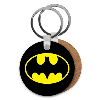 Batman, Μπρελόκ Ξύλινο στρογγυλό MDF Φ5cm