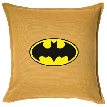 Batman, Sofa cushion YELLOW 50x50cm includes filling