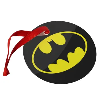 Batman, Christmas ornament glass 9cm