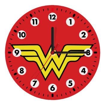 Wonder woman, Ρολόι τοίχου ξύλινο (20cm)