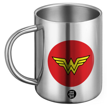 Wonder woman, Ανοξείδωτη Μεταλλική Κούπα 450ml - Διπλού Τοιχώματος