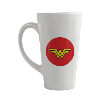 Wonder woman, Κούπα κωνική Latte Μεγάλη, κεραμική, 450ml