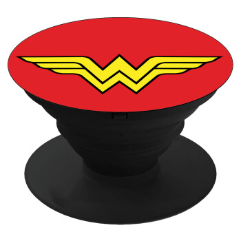 Wonder woman, Phone Holders Stand  Μαύρο Βάση Στήριξης Κινητού στο Χέρι
