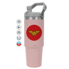 Pink color, 890ml (30oz) stainless Steel Tumbler with Handle