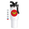 Mega Stainless steel Tumbler with lid, double wall 1,2L