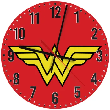 Wonder woman, Ρολόι τοίχου ξύλινο (30cm)
