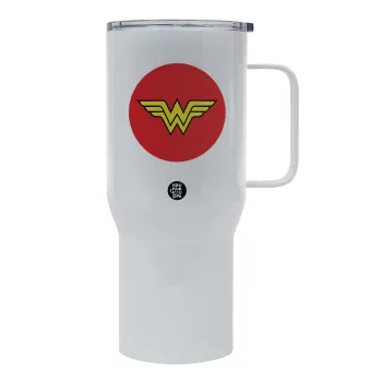 Wonder woman, Mega Stainless steel Tumbler with lid, double wall 750L