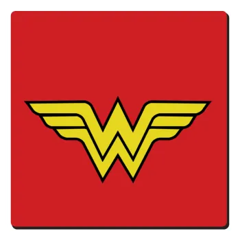 Wonder woman, Τετράγωνο μαγνητάκι ξύλινο 6x6cm
