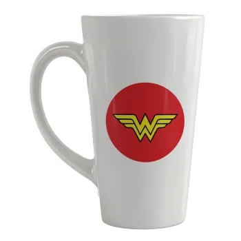 Wonder woman, Κούπα κωνική Latte Μεγάλη, κεραμική, 450ml