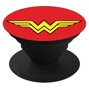 Wonder woman, Phone Holders Stand  Μαύρο Βάση Στήριξης Κινητού στο Χέρι