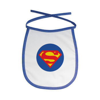 Superman, Σαλιάρα μωρού αλέκιαστη με κορδόνι Μπλε