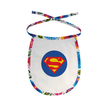 Superman, Σαλιάρα μωρού αλέκιαστη με κορδόνι Χρωματιστή
