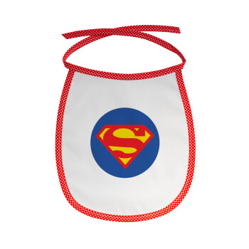 Superman, Σαλιάρα μωρού αλέκιαστη με κορδόνι Κόκκινη