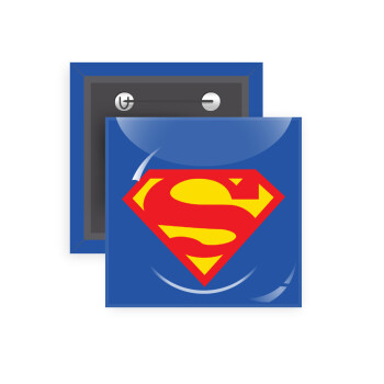Superman, Κονκάρδα παραμάνα τετράγωνη 5x5cm