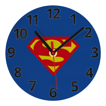 Superman, Ρολόι τοίχου γυάλινο (20cm)