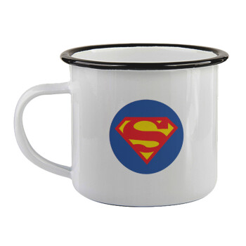 Superman, Κούπα εμαγιέ με μαύρο χείλος 360ml